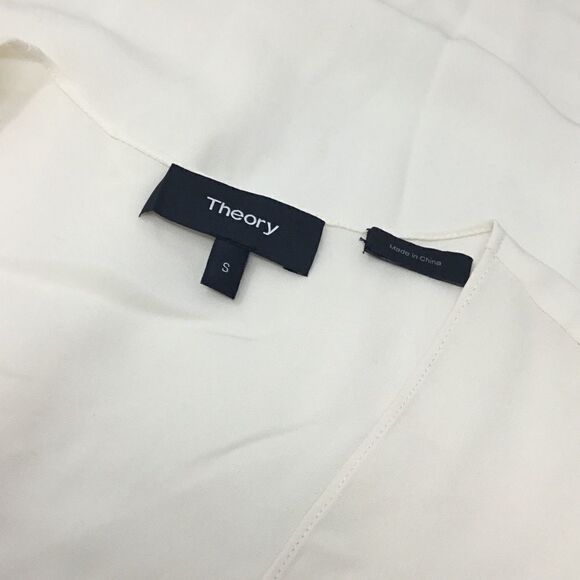 Theory Meniph Classic Georgette Top (H6) - Picture 5 of 6